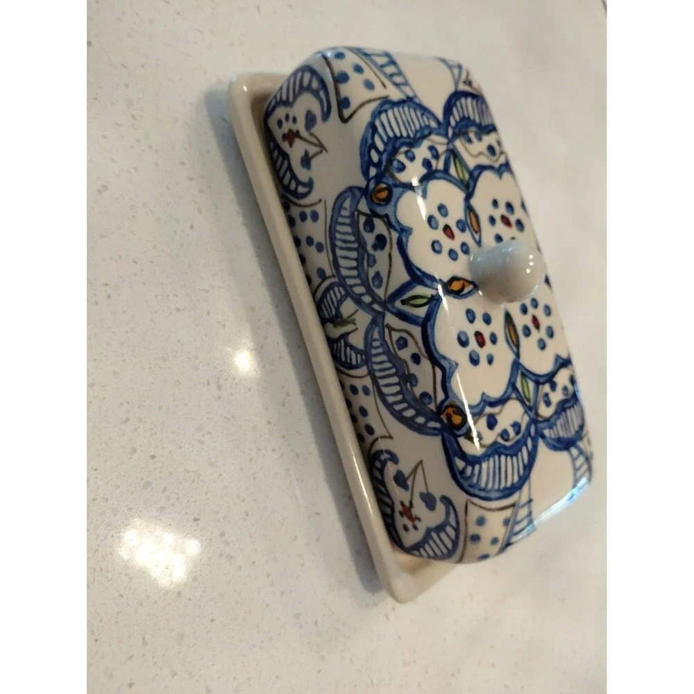 Polish Pottery Butter dish No stamp